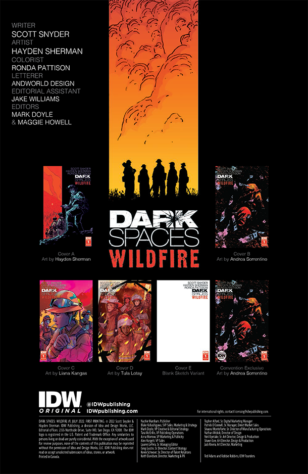 Dark Spaces: Wildfire #1 - end