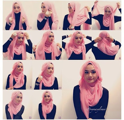 Tutorial Hijab Segi Empat