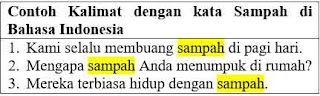 25 Contoh Kalimat Sampah di Bahasa Indonesia dan Pengertiannya