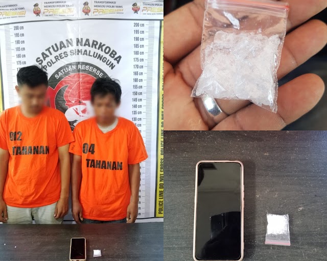 Penangkapan DHS oleh Satnarkoba Polres Simalungun dengan Barang Bukti Sabu 0,43 Gram