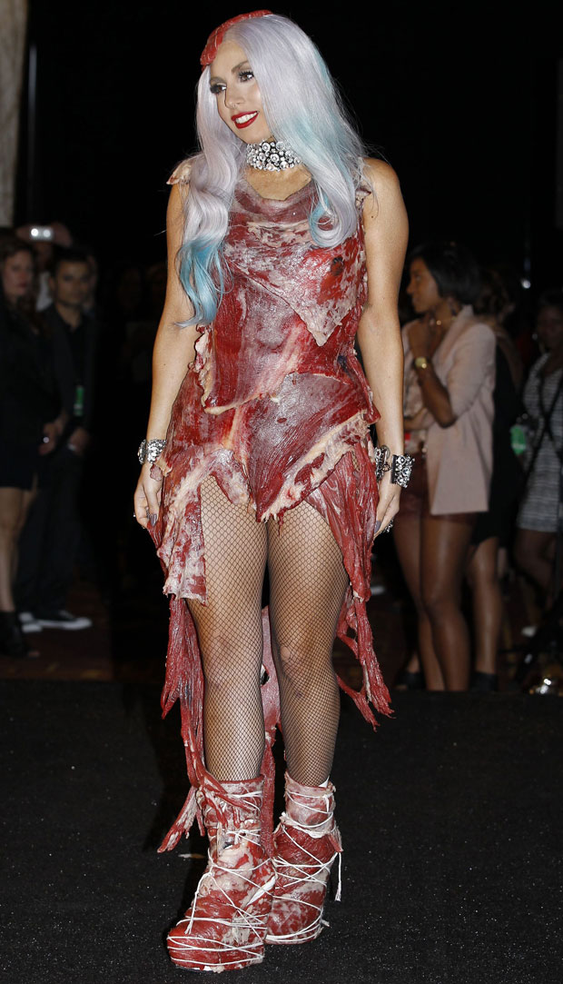 Well, this is possible when there is LADY GAGA! How insane was the meat