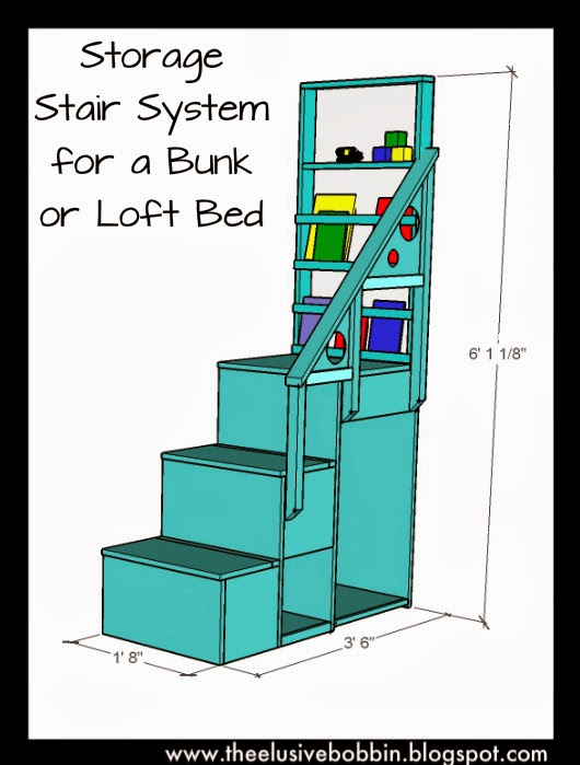 The Elusive Bobbin: Storage Stair System for a Bunk or ...