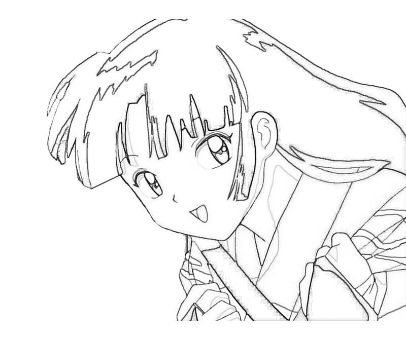 inuyasha-sango-smile-coloring-pages