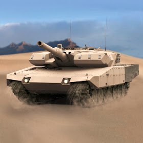 Leopard 2 Evolution with AMAP-ADS fitted