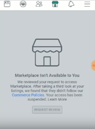How To Get Back Facebook Marketplace Not Available To You ...