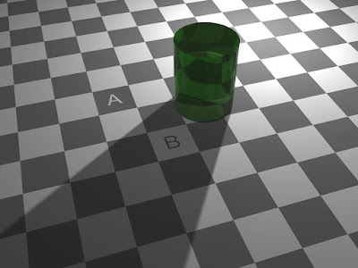 checker shadow illusion image