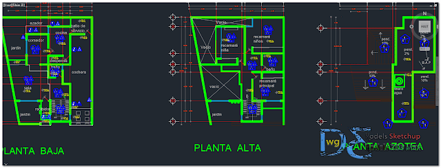 Country cabin project Dwg  