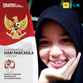 Twibbon Hari Lahir Pancasila Bersama PLN 2022, Design Elegance