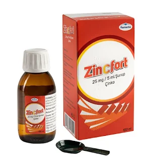 Zincfort 25 mg/5 ml شراب