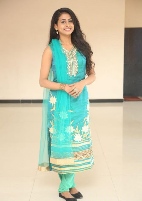 Nithya Naresh in Churidar Salwar Kameez at Nandini Nursing Home Audio Success Meet