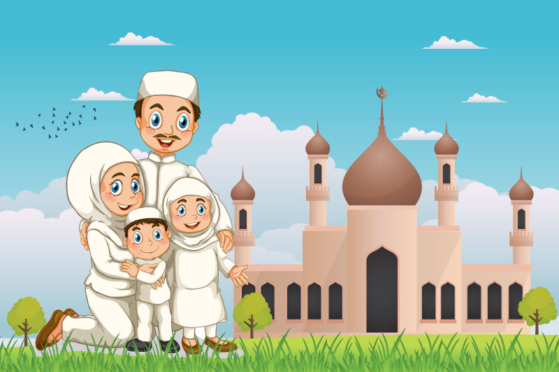 Doa Waktu dan Hidupmu Mengajak Anak Kecil ke  dalam Masjid 
