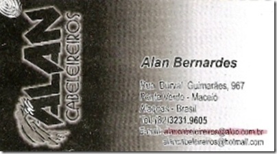 alan bernardes cartao