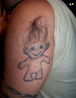 Stupid Funny Pictures on This May Be A Dumb Tattoo  But You Gotta Give This Guy Some Points For