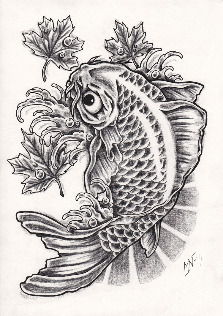 koi fish tattoo photos