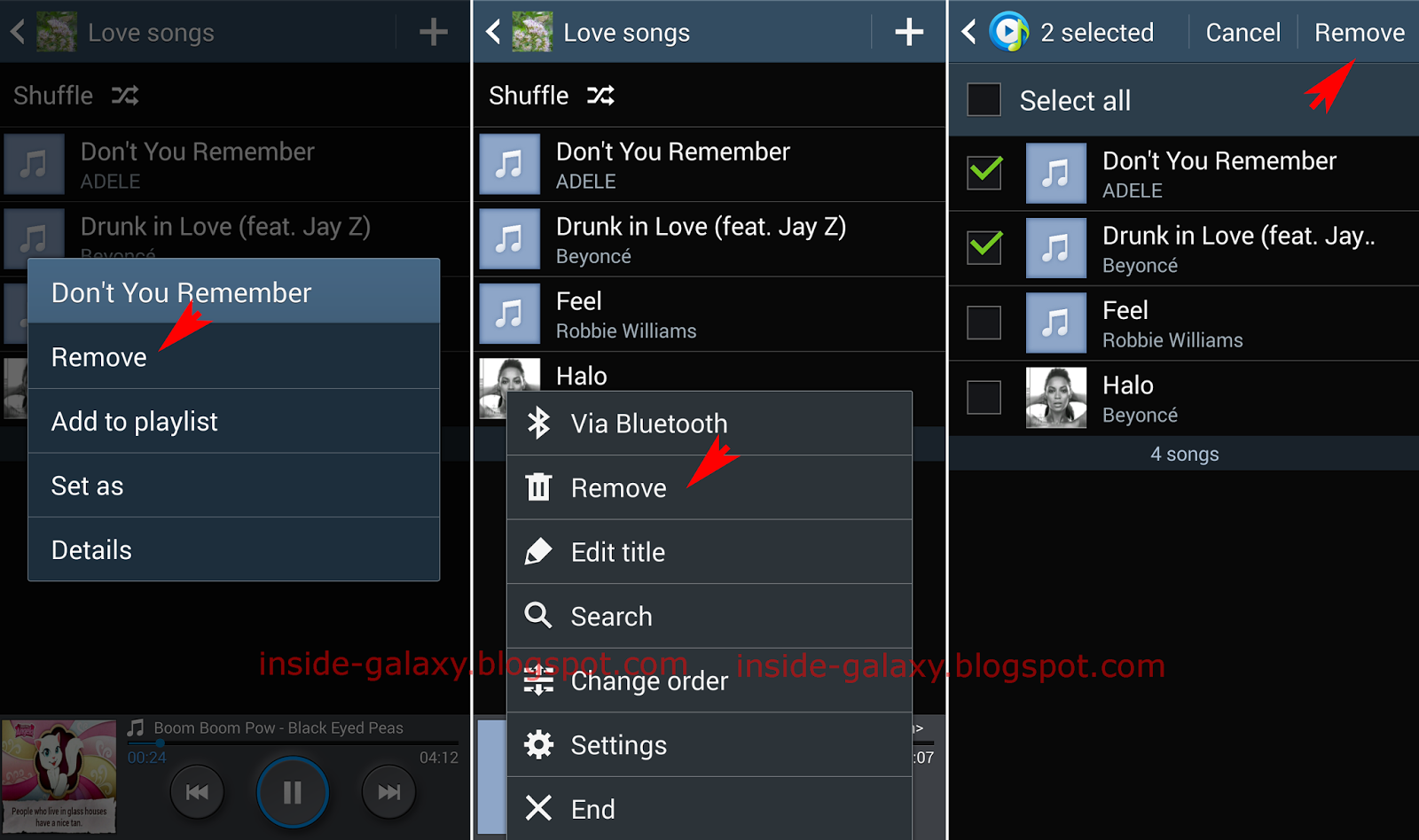 Samsung Galaxy S4: How to Add or Remove Songs Within ...