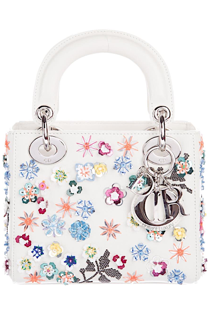 ♦White Lady Dior pearl embroidered bag #brilliantluxury