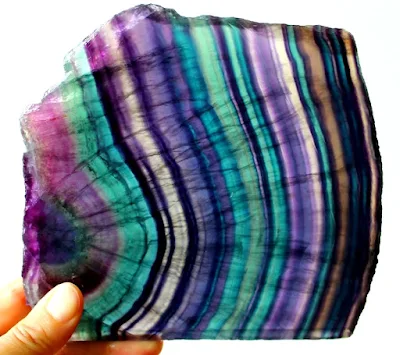 Polished Rainbow Fluorite