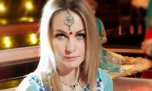 Magda jako hinduska księżniczka