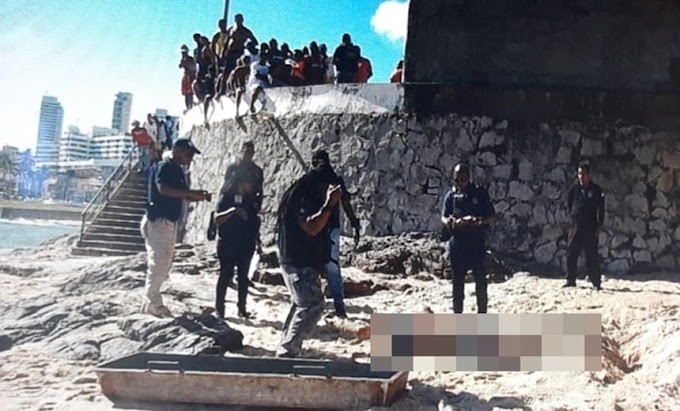 Corpo encontrado na praia ao lado da Colônia Z1 apresentava sinais de pauladas