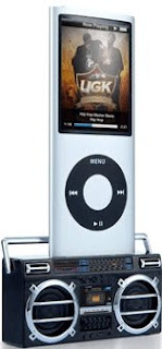 Retro Stereo iPhone & iPod speakers