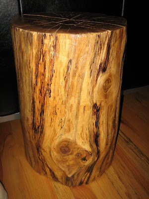 How to make a tree stump end table | Abrentisart Blog