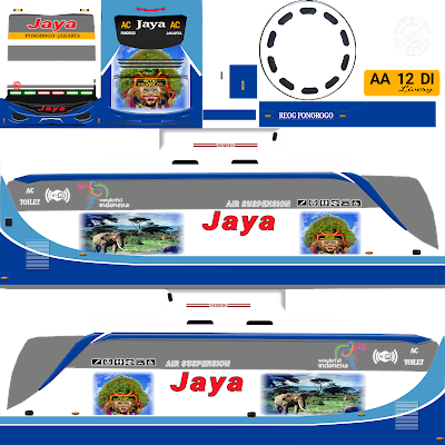 Livery Bus Simulator Indonesia Jernih PNG Terbaru 2020