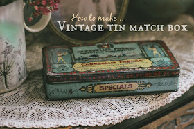 How to make: A vintage tin matchbox