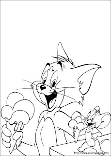 tom and jerry coloring pages