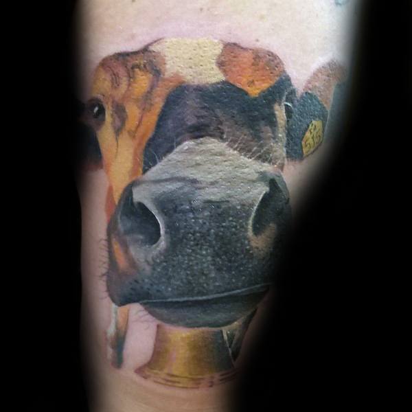 38 tatuagens de vaca para homens