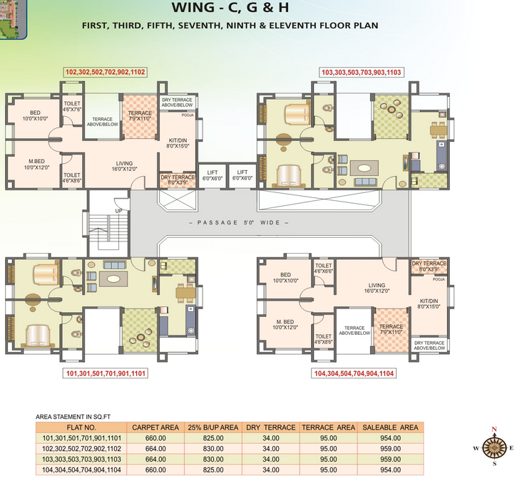 2 BHK Plans