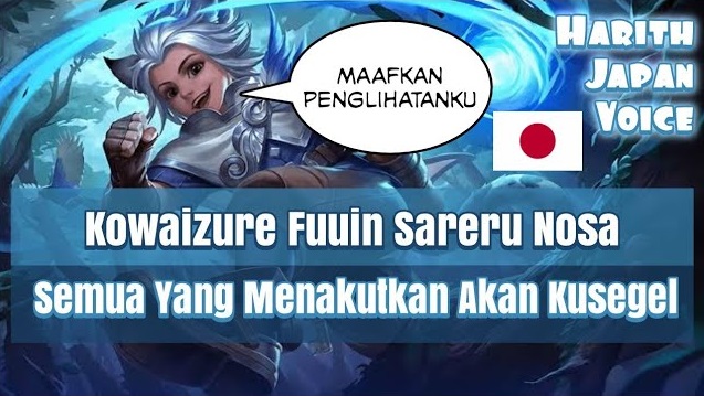 harith japanese voice quotes mobile legends