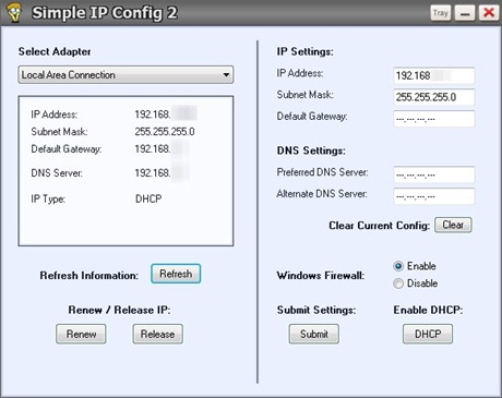 Simple IP Config