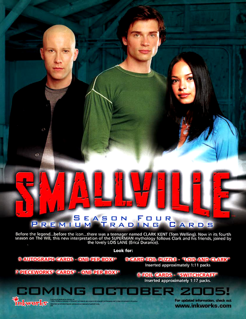 2005 Inkworks : Smallville Season Four - Dealer Press Sheet