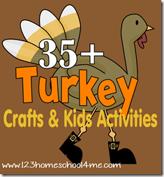 35 Turkey Crafts and Kids Activities for Thanksgiving