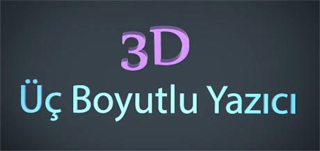 3B yazıcı nedir