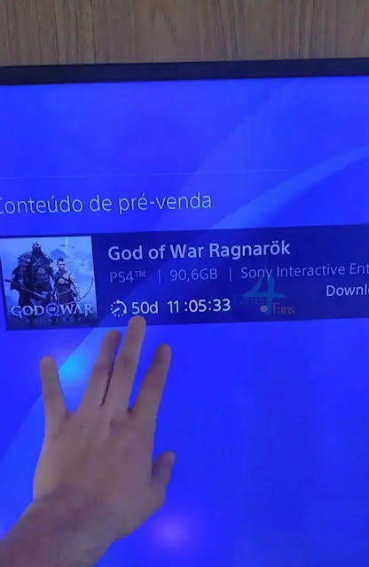 بالصور يبدو أن حجم ملف تحميل لعبة God of War Ragnarok على جهاز PS4 قد تم تسريبه..