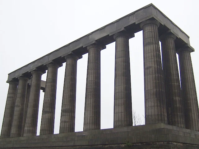 National Monument of Scotland at Calton Hill in Edinburgh
