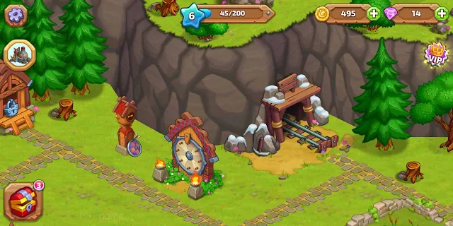 لعبة Vikings and Dragon Island Farm | لعبة مزرعة الفايكنج الخضراء