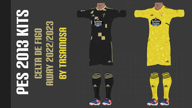 Celta de Vigo 2022-2023 Away Kits For PES 2013