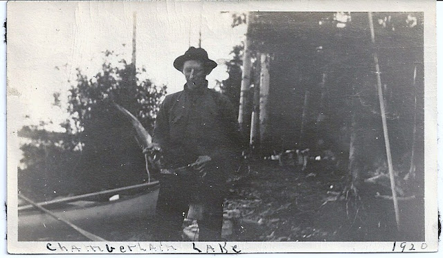 Ervin Putnam at Chamberlain Lake