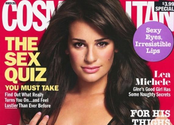 lea michele cosmo photos. actress Lea Michele is