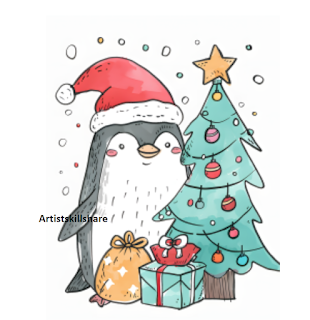 35 Adorable Penguin Doodles drawing ideas When You’re Bored