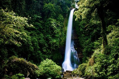 Highest waterfall in Bali; Gitgit