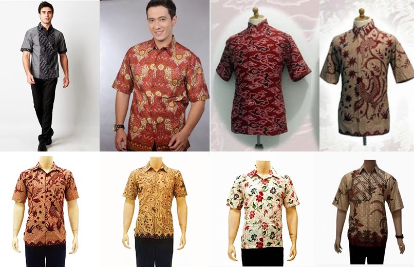 Contoh Gambar  Trend Fashion  Baju  Batik  Pria 2014 INFO 