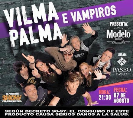 Concierto de Vilma Palma e Vampiros en Guatemala | Agosto 2015