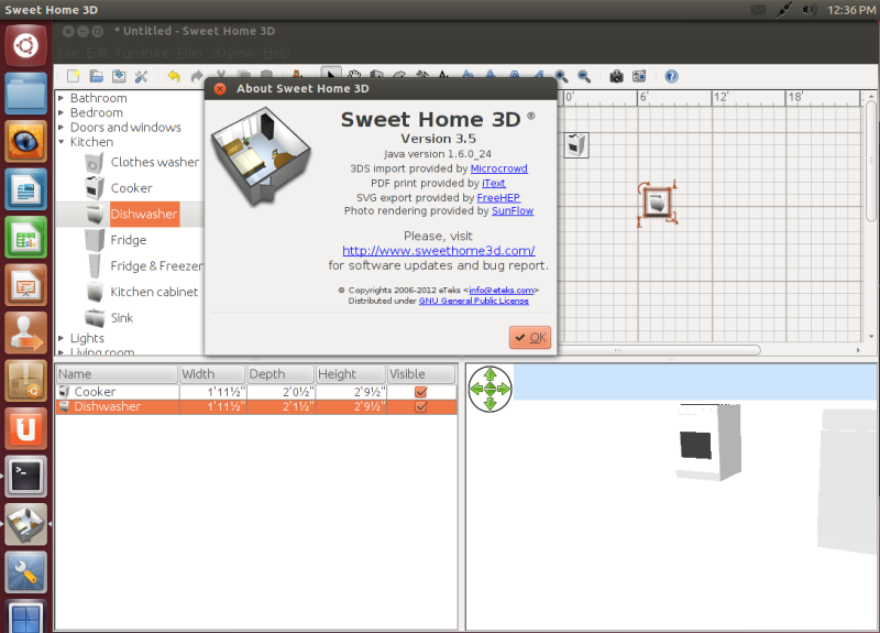 Sweet Home  3D  Updated To Version 3 5 Installation Under 
