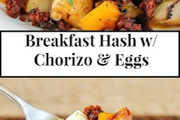 Breakfast Hash With Chorizo & Eggs