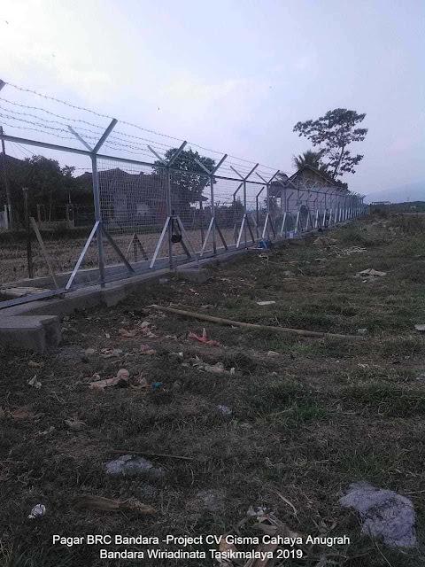 Jual Pagar BRC Wiremesh Galvanis Untuk Pagar BRC Bandara Ke Suluruh Indonesia