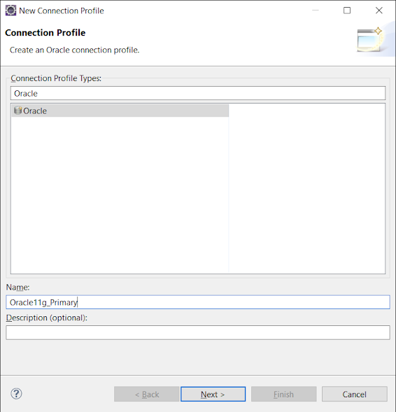 Steps to connect Eclipse to Oracle 11g