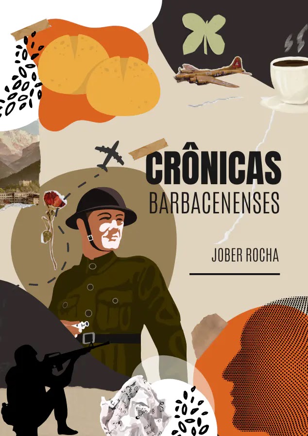 Capa de Crônicas Barbacenenses, de Jober Rocha